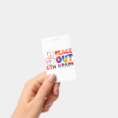 ピースアウト6年生絞り染め最終日6年生 バッジ (手持ち)