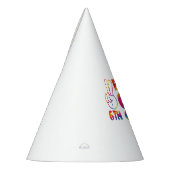 ピースアウト6年生絞り染め最終日6年生 パーティーハット (左)