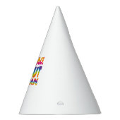 ピースアウト6年生絞り染め最終日6年生 パーティーハット (右)