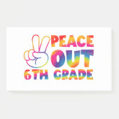 ピースアウト6年生絞り染め最終日6年生 ポストイット (正面)