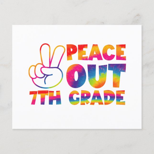 ピースアウト7年生絞り染め最終日7年生 (正面)