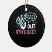 ピースアウト8年生 セラミックオーナメント (左)