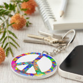 ピースアウト キーホルダー (正面右)