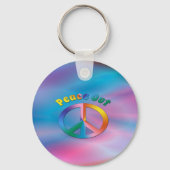 ピースアウト キーホルダー (正面)