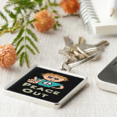 ピースアウト キーホルダー (側面)