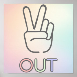 ピースアウト ポスター