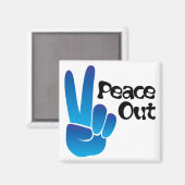 ピースアウト マグネット (正面/裏面)