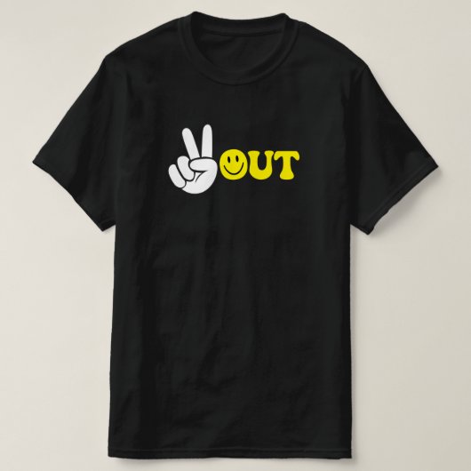 ピースアウトTシャツ Tシャツ (デザイン正面)