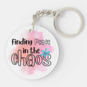 ピースアクリルキーチェーン キーホルダー (裏面)