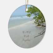 ピースアンドクワイエットオンサニベルアイランドサークルオーナメント セラミックオーナメント (左)