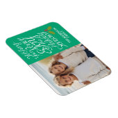 ピースアンドジョイお洒落ーホリーベリーホリデーフォト マグネット (右側)