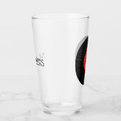ピースアンドジョイのレコードデザイン タンブラーグラス (右)