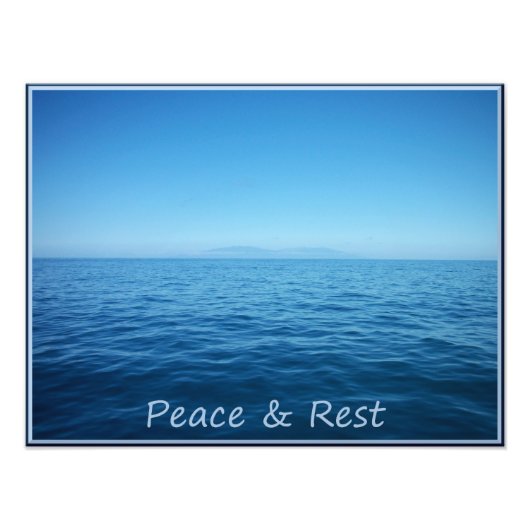 ピースアンドレスト海プリント フォトプリント            (正面)