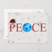 ピースアースのクリスマスポストカード シーズンポストカード (正面/裏面)