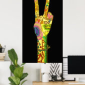 ピースアートポスター – SRF ポスター (ホームオフィス)