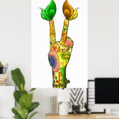 ピースアートポスター – SRF ポスター (ホームオフィス)