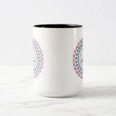 ピースインパステルマンダラ ツートーンマグカップ (中央)