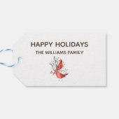 ピースイン自然クリスマス休暇ギフトラベル ギフトタグ (裏面横)