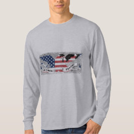 ピースイーグルアメリカーナ愛国芸術 Tシャツ