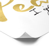 ピースイ与えトゥーユアアートプリント ポスター (角)