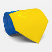 ピースウクライナ国旗の色 ネクタイ (ロール)