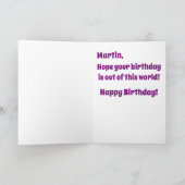 ピースエイリアン誕生日カード カード (内部)