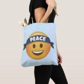 ピースエモジ トートバッグ (クローズアップ)