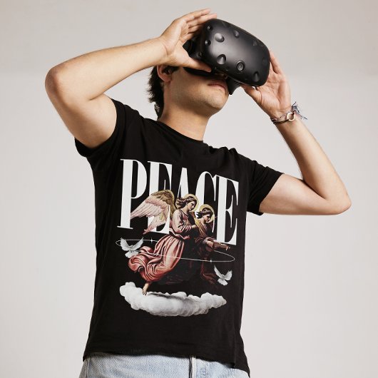 ピースエンジェルフェスティバルデザイン Tシャツ