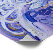 ピースエンジェル感動的アートプリントポスター ポスター (角)