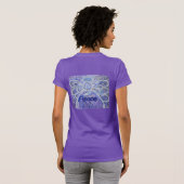 ピースエンジェルTシャツ（背面にペイント） Tシャツ (裏面フル)