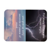 ピースオブマインドラルフウォルドエマーソン引用文 マグネット (横)