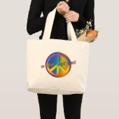 ピースオムシャンティ ラージトートバッグ (正面(商品))