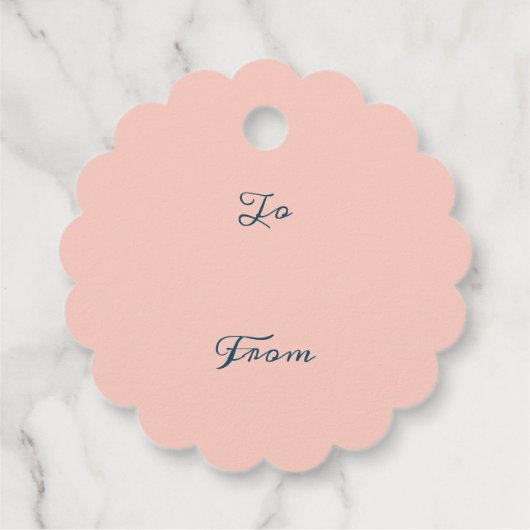 ピースオンアースかわいらしフローラフォークアートリースブルー フェイバータグ (裏面)