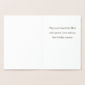 ピースオンアースエンジェルとドーブホリデーフォイルカード 箔カード (内部)