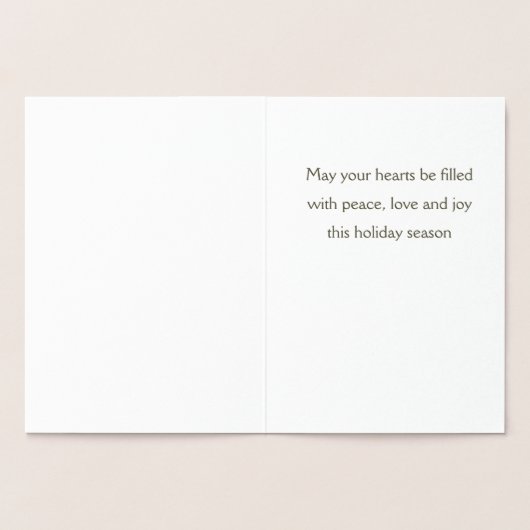 ピースオンアースエンジェルとドーブホリデーフォイルカード 箔カード (内部)