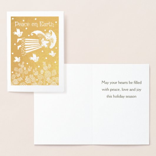 ピースオンアースエンジェルとドーブホリデーフォイルカード 箔カード (ディスプレー)