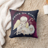 ピースオンアースエンジェルシェパード&ランブス クッション (ブランケット)