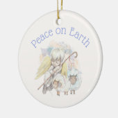 ピースオンアースエンジェルシェパード&ランブス セラミックオーナメント (左)