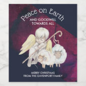 ピースオンアースエンジェルシェパード&ランブス ワインラベル (シングルラベル)