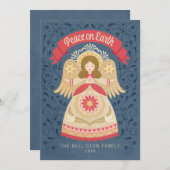 ピースオンアースエンジェルフォークアートフォト シーズンカード (正面/裏面)