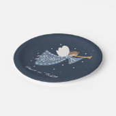 ピースオンアースクリスマスエンジェルホリデーファミリー ペーパープレート (アングル)