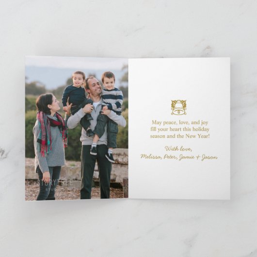 ピースオンアースクリスマスビレッジインサイドフォト シーズンカード (内部)