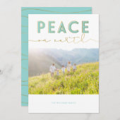 ピースオンアースクリスマスホリデーカード シーズンカード (正面/裏面)