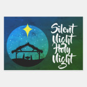 ピースオンアースクリスマス出生 ラッピングペーパーシート (正面2)