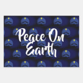 ピースオンアースクリスマス出生 ラッピングペーパーシート (正面)