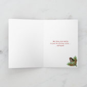 ピースオンアーススノーグローブ雪だるま シーズンカード (内部)