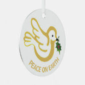 ピースオンアースセラミックオーナメント メタルオーナメント (正面右)