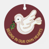 ピースオンアースセラミックオーナメント メタルオーナメント (裏面)