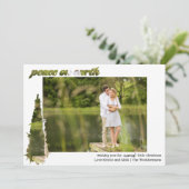 ピースオンアースタイポグラフィとモアツリーモンタージュ シーズンカード (スタンド正面)