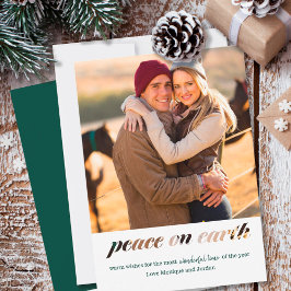 ピースオンアースタイポグラフィモンタージュスクエア写真 シーズンカード